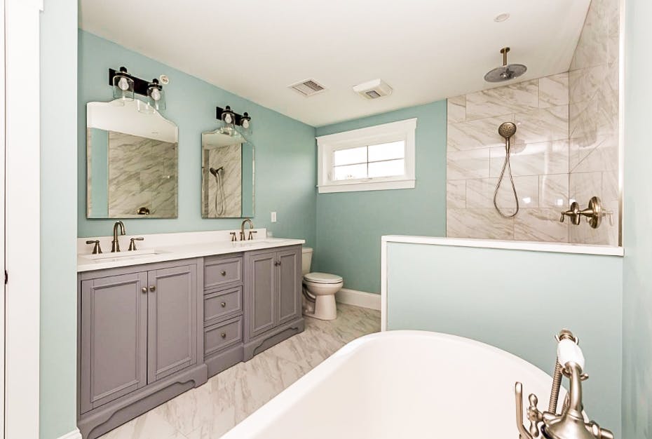 bathroom in new home